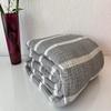 100% Cotton Muslin Throw Blanket, 4 Layers Bedspread, Soft Turkish Cotton Muslin Bed Cover, Reversible Coverlet, Anthracite Gray (Throw 47x71-120x180cm) view 1
