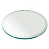 Pro Safe Glass 30" Round Tempered Clear Glass Table Top - 1/2" Thick with Bevel Edge view 1