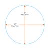 37" Round Tempered Clear Glass Table Top - 1/4" Thick with Flat Polish Edge view 3