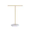 jinyi2016SHOP Jewelry Hanger Jewelry Stand Metal T Shape Jewelry Display Bracelet Chain Necklace Earring Rings Display Rack Organizer Shelf Jewelry Tree (Color : White) view 1