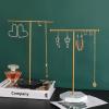jinyi2016SHOP Jewelry Hanger Jewelry Stand Metal T Shape Jewelry Display Bracelet Chain Necklace Earring Rings Display Rack Organizer Shelf Jewelry Tree (Color : White) view 3