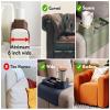 Couch Cup Holder Tray, Elimiko Silicone Anti-Spill and Anti-Slip Couch Drink Holder, Strong and Weighted Phone/Remote/Snacks Sofa Cup Holder (Brown) view 4