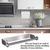 Stainless Steel Paper Towel Holder Punch-Free Towel Rack Wall Mounted Roll Paper Stand for Bathroom Kitchen Wipes Hanging,Silver,China view 4