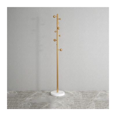 jinyi2016SHOP Free Standing Coat Rack Coat Rack, Standing Metal Coat Stand Hanging Up 9 Hook for Jacket Hat Hand-Bag -Home Living Room Entrance Door Vertical Hanger Wooden Coat Stand (Color : A)