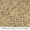 Pxzybd Outdoor Camouflage Net,Light and Durable,Sunscreen Camo Netting,for Military,Hunting,Garden,Pergola,Patio,Party Decoration,Shade Net,Car Cover Camouflage Netting,Yellow-4x5m(13.1 * 16.4ft) view 2