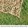 Pxzybd Outdoor Camouflage Net,Light and Durable,Sunscreen Camo Netting,for Military,Hunting,Garden,Pergola,Patio,Party Decoration,Shade Net,Car Cover Camouflage Netting,Yellow-4x5m(13.1 * 16.4ft) view 4