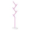 YYDS Clothing Garment Rack Metal Floor Coat Rack Hooks Display Hall Tree for Clothes Hats and Bags Clothing Racks (Color : Pink) view 1