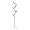 YYDS Clothing Garment Rack Metal Floor Coat Rack Hooks Display Hall Tree for Clothes Hats and Bags Clothing Racks (Color : Pink) view 3