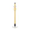Clothing Garment Rack PVC Coat Rack Metal Stand - Hall Tree Entry-Way Furniture Best for Hanging Up Jacket, Purse, Hand-Bag, Cloth, Hat, Winter Scarf Holder Clothing Racks (Color : Yellow) view 1