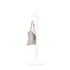 YYDS Clothing Garment Rack Sturdy Wooden Coat Rack Metal Stand - Way Furniture Best for Hanging Up Jacket, Purse, Hand-Bag, Cloth, Hat, Winter Scarf Holder Clothing Racks (Color : White) view 1