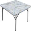 ESFVRG Marble Square Fitted Tablecloth, Elastic Edge, Water and Oil Resistant wipeable Polyester Fabric, Suitable for Kitchen Party Picnic, Fit for 47"x47" Square Table view 2