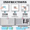 Tile Stickers Wall Decor Bathroom Kitchen Wall Sticker Waterproof PVC Decoration Stickers - 2D Sticker with Retro Design in Mosaic Style (Style-14, 4 x 4 Inch) view 4
