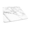 ESFVRG Marble Square Fitted Tablecloth, Elastic Edge, Water and Oil Resistant wipeable Polyester Fabric, Suitable for Kitchen Party Picnic, Fit for 35"x35" Square Table view 1