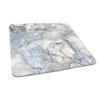 ESFVRG Marble Square Fitted Tablecloth, Elastic Edge, Water and Oil Resistant wipeable Polyester Fabric, Suitable for Kitchen Party Picnic, Fit for 44"x44" Square Table view 1