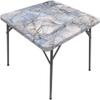 ESFVRG Marble Square Fitted Tablecloth, Elastic Edge, Water and Oil Resistant wipeable Polyester Fabric, Suitable for Kitchen Party Picnic, Fit for 44"x44" Square Table view 2