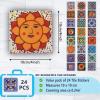 Tile Stickers Wall Decor Bathroom Kitchen Wall Sticker Waterproof PVC Decoration Stickers - 2D Sticker with Retro Design in Mosaic Style (Style-1, 4 x 4 Inch) view 2