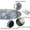 ESFVRG Marble Fitted tablecloths for Round Tables, Elastic Edge, Waterproof and wipeable Table Cover, Table Decoration Cloth, Buffet Party and Camping, Fit for 24" Table, view 4
