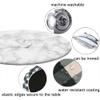 ESFVRG Marble Fitted tablecloths for Round Tables, Elastic Edge, Waterproof and wipeable Table Cover, Table Decoration Cloth, Buffet Party and Camping, Fit for 36" Table, view 4