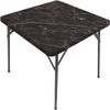 ESFVRG Marble Square Fitted Tablecloth, Elastic Edge, Water and Oil Resistant wipeable Polyester Fabric, Suitable for Kitchen Party Picnic, Fit for 40"x40" Square Table view 2
