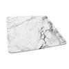 ESFVRG Marble Square Fitted Tablecloth, Elastic Edge, Water and Oil Resistant wipeable Polyester Fabric, Suitable for Kitchen Party Picnic, Fit for 44"x44" Square Table view 1