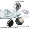 ESFVRG Marble Fitted tablecloths for Round Tables, Elastic Edge, Waterproof and wipeable Table Cover, Table Decoration Cloth, Buffet Party and Camping, Fit for 36" Table, view 4