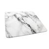 ESFVRG Marble Fitted Square Tablecloth, Elastic Edge, Water and Oil Resistant wipeable Polyester Fabric, Can Wipe Indoor/Outdoor Dining Table Cover, Fit for 40"x40" Square Table view 1