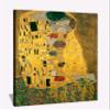 BOHU ARTS Gustav Klimt Canvas Art Klimt The Kiss Framed Painting Wall Art for Bedroom Livingroom Office Ready to Hang view 1