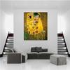 BOHU ARTS Gustav Klimt Canvas Art Klimt The Kiss Framed Painting Wall Art for Bedroom Livingroom Office Ready to Hang view 2