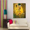 BOHU ARTS Gustav Klimt Canvas Art Klimt The Kiss Framed Painting Wall Art for Bedroom Livingroom Office Ready to Hang view 3