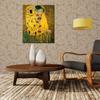 BOHU ARTS Gustav Klimt Canvas Art Klimt The Kiss Framed Painting Wall Art for Bedroom Livingroom Office Ready to Hang view 4