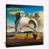 BOHU ARTS Dali Canvas Art Salvador Dali Ruins After The Rain Wall Art Framed Painting for Bedroom Livingroom Office Ready to Hang view 1