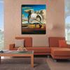 BOHU ARTS Dali Canvas Art Salvador Dali Ruins After The Rain Wall Art Framed Painting for Bedroom Livingroom Office Ready to Hang view 3