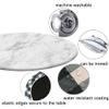 ESFVRG Marble Fitted tablecloths for Round Tables, Elastic Edge, Waterproof and wipeable Table Cover, Table Decoration Cloth, Buffet Party and Camping, Fit for 36" Table, view 4
