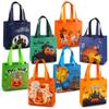 Aviski 8PCS Trick or Treat Bags - Small Multifunctional Non-Woven Halloween Tote Bags with Handles for Gifts Wrapping & Party Supplies view 1