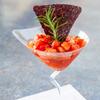 3 Ounce Martini Glasses, 20 Appetizer Cups - Durable, Disposable, Clear Plastic Dessert Cups, For Serving Samples At Wedding Banquets And Catered Events - Restaurantware view 3