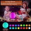 Vnemofey Levitating Moon Lamp, Floating 3D Printed Magnetic Levitation,Rotating Moon Display Mode Mood Light Touch, Levitate & Rotate in Air, Cool Home and Office Decor,16 Colors view 4