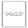 14x20 White Shadow Box Frame - Shadow Box Frame Interior Size 14x20 by 1 Inches Deep - White Frame is Made to Display Items Up to 1 Inches Deep Includes Shatter Resistant Acrylic, Backing, Hardware view 1