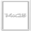 14x25 White Shadow Box Frame - Shadow Box Frame Interior Size 14x25 by 1 Inches Deep - White Frame is Made to Display Items Up to 1 Inches Deep Includes Shatter Resistant Acrylic, Backing, Hardware view 1