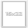 15x22 White Shadow Box Frame - Shadow Box Frame Interior Size 15x22 by 1 Inches Deep - White Frame is Made to Display Items Up to 1 Inches Deep Includes Shatter Resistant Acrylic, Backing, Hardware view 1