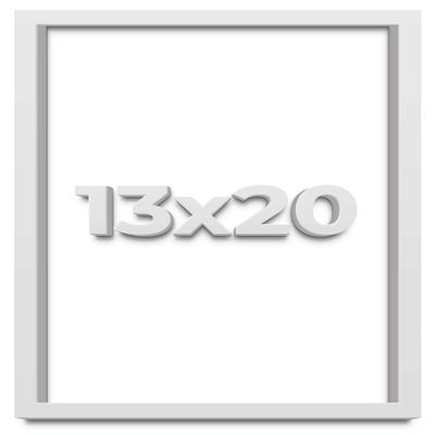 13x20 White Shadow Box Frame - Shadow Box Frame Interior Size 13x20 by 1 Inches Deep - White Frame is Made to Display Items Up to 1 Inches Deep Includes Shatter Resistant Acrylic, Backing, Hardware