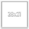 28x21 White Shadow Box Frame - Shadow Box Frame Interior Size 28x21 by 1 Inches Deep - White Frame is Made to Display Items Up to 1 Inches Deep Includes Shatter Resistant Acrylic, Backing, Hardware view 1