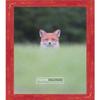 Poster Palooza 22x14 Shabby Chic/Farmhouse Red Wood Picture Frame - UV Acrylic, Foam Board Backing, & Hanging Hardware 14" x 22" view 3