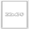 22x30 White Shadow Box Frame - Shadow Box Frame Interior Size 22x30 by 1 Inches Deep - White Frame is Made to Display Items Up to 1 Inches Deep Includes Shatter Resistant Acrylic, Backing, Hardware view 1