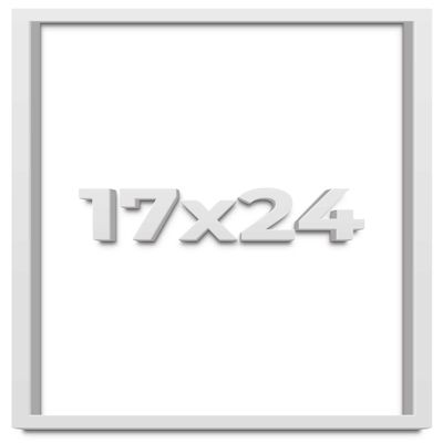 17x24 White Shadow Box Frame - Shadow Box Frame Interior Size 17x24 by 1 Inches Deep - White Frame is Made to Display Items Up to 1 Inches Deep Includes Shatter Resistant Acrylic, Backing, Hardware