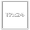 17x24 White Shadow Box Frame - Shadow Box Frame Interior Size 17x24 by 1 Inches Deep - White Frame is Made to Display Items Up to 1 Inches Deep Includes Shatter Resistant Acrylic, Backing, Hardware view 1