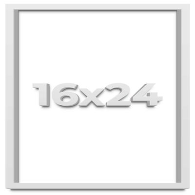 16x24 White Shadow Box Frame - Shadow Box Frame Interior Size 16x24 by 1 Inches Deep - White Frame is Made to Display Items Up to 1 Inches Deep Includes Shatter Resistant Acrylic, Backing, Hardware