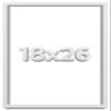 18x26 White Shadow Box Frame - Shadow Box Frame Interior Size 18x26 by 1 Inches Deep - White Frame is Made to Display Items Up to 1 Inches Deep Includes Shatter Resistant Acrylic, Backing, Hardware view 1