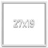 27x19 White Shadow Box Frame - Shadow Box Frame Interior Size 27x19 by 1 Inches Deep - White Frame is Made to Display Items Up to 1 Inches Deep Includes Shatter Resistant Acrylic, Backing, Hardware view 1