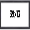 13x39 Shadow Box Frame Contemporary Black | 3/4" Depth of Usable Space| Interior Size 13x39 or 39x13 Inches| UV Resistant Acrylic, Acid-Free Backing, Wall Hangers | Made in USA view 1
