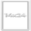 14x24 White Shadow Box Frame - Shadow Box Frame Interior Size 14x24 by 1 Inches Deep - White Frame is Made to Display Items Up to 1 Inches Deep Includes Shatter Resistant Acrylic, Backing, Hardware view 1
